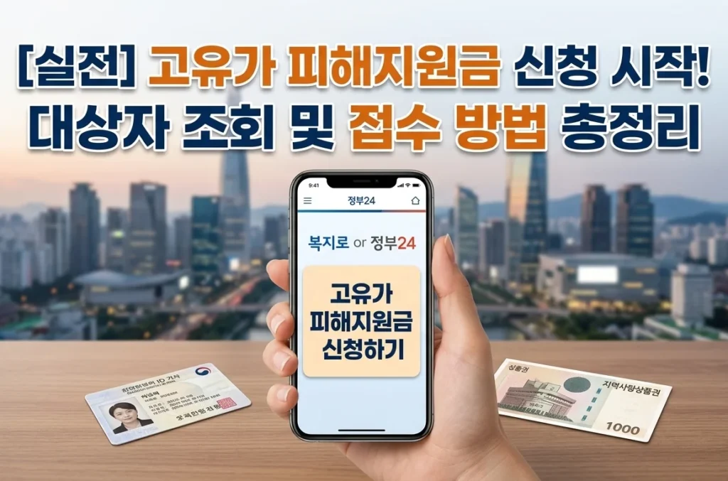 고유가 피해지원금 신청방법
